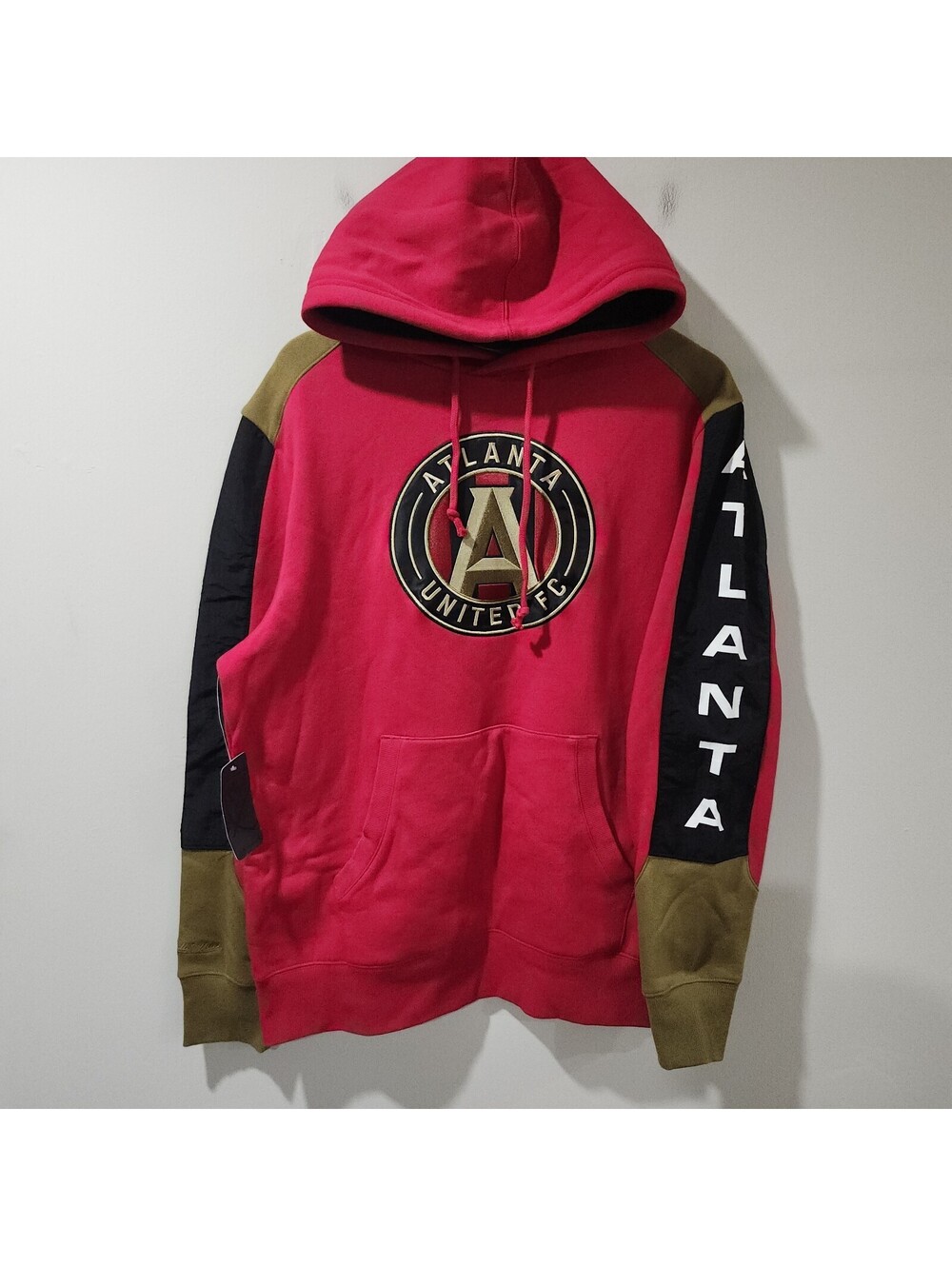 NWT Mitchell Ness Atlanta United FC Soccer Football Hoodie MLS Mens Large